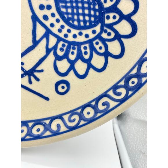 Karl Hentschel/Erna Leitner Studio ceramic Plate Tittmoning signed by leitner - Picture 4 of 8